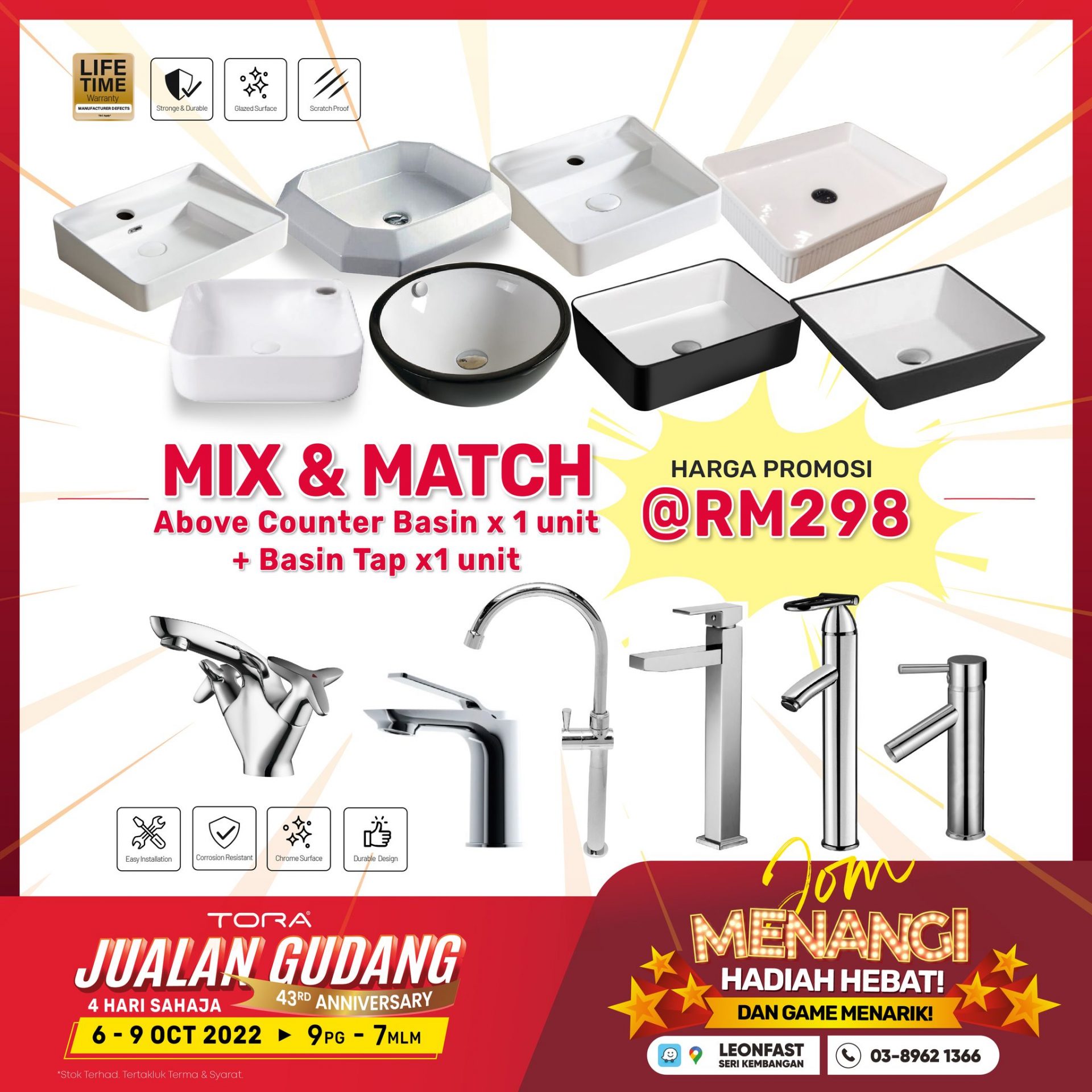 69 Oct 2022 Big Bath Tora Warehouse Sale