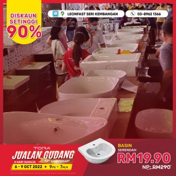 Big-Bath-Tora-Warehouse-Sale-4-350x350 - Building Materials Home & Garden & Tools Home Hardware Kitchenware Safety Tools & DIY Tools Sanitary & Bathroom Selangor Warehouse Sale & Clearance in Malaysia 