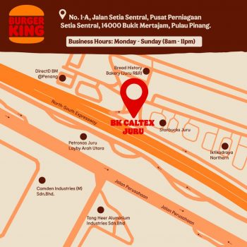 Burger-King-Opening-Deal-at-Caltex-Juru-3-350x350 - Beverages Burger Food , Restaurant & Pub Penang Promotions & Freebies 