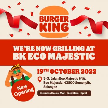 Burger-King-Opening-Deal-at-Eco-Majestic-350x350 - Beverages Food , Restaurant & Pub Promotions & Freebies Selangor 