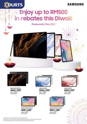 COURTS-Samsung-Diwali-Rebates-Promotion-350x495 - Computer Accessories Electronics & Computers Home Appliances IT Gadgets Accessories Johor Kedah Kelantan Kitchen Appliances Kuala Lumpur Melaka Negeri Sembilan Pahang Penang Perak Perlis Promotions & Freebies Putrajaya Sabah Sarawak Selangor Terengganu 