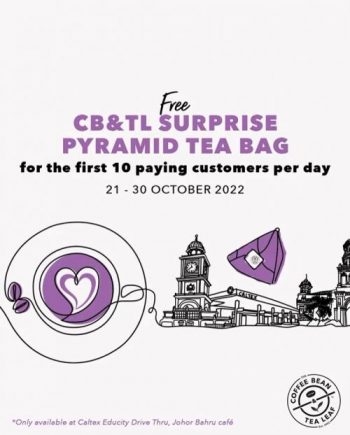 Coffee-Bean-Opening-Promotion-at-Caltex-Educity-Johor-Bahru-3-350x435 - Beverages Food , Restaurant & Pub Johor Promotions & Freebies 