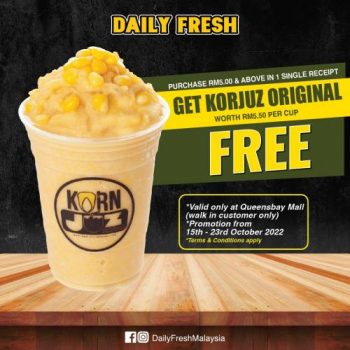 Daily-Fresh-Opening-Promotion-at-Queensbay-Mall-1-350x350 - Beverages Food , Restaurant & Pub Penang Promotions & Freebies 