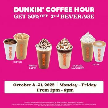 Dunkin-Coffee-Hour-Promotion-at-Mitsui-Outlet-Park-350x350 - Beverages Food , Restaurant & Pub Promotions & Freebies Selangor 