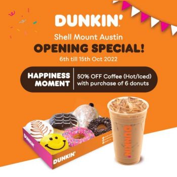 Dunkin-Opening-Promotion-at-Shell-Taman-Mount-Austin-3-350x350 - Beverages Food , Restaurant & Pub Johor Promotions & Freebies 
