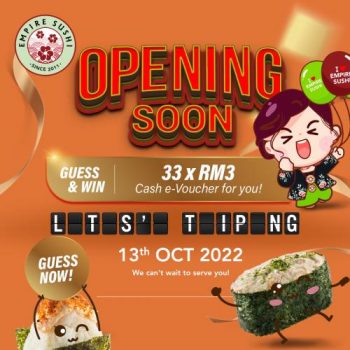 Empire-Sushi-Lotus-Taiping-Opening-Promotion-350x350 - Beverages Food , Restaurant & Pub Perak Promotions & Freebies Sushi 