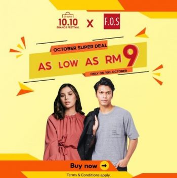 F.O.S-Shopee-10.10-Super-Deal-Promotion-350x351 - Apparels Fashion Accessories Fashion Lifestyle & Department Store Johor Kedah Kelantan Kuala Lumpur Melaka Negeri Sembilan Online Store Pahang Penang Perak Perlis Promotions & Freebies Putrajaya Sabah Sarawak Selangor Terengganu 