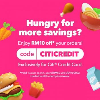 FoodPanda-Citi-Credit-Card-RM10-off-Promotion-350x350 - Beverages Food , Restaurant & Pub Johor Kedah Kelantan Kuala Lumpur Melaka Negeri Sembilan Online Store Pahang Penang Perak Perlis Promotions & Freebies Putrajaya Sabah Sarawak Selangor Terengganu 