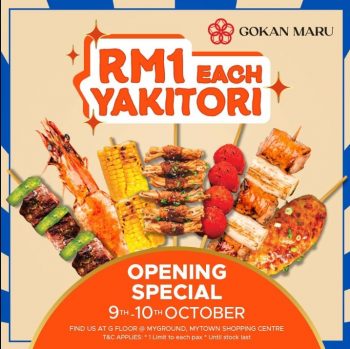 GOKAN-MARU-Grand-Opening-Deal-350x349 - Beverages Food , Restaurant & Pub Kuala Lumpur Promotions & Freebies Selangor 