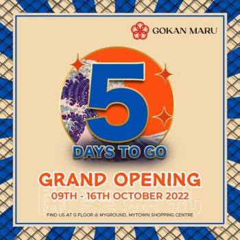 GOKAN-MARU-Grand-Opening-Deal-at-MyTOWN-350x350 - Beverages Food , Restaurant & Pub Kuala Lumpur Promotions & Freebies Selangor 