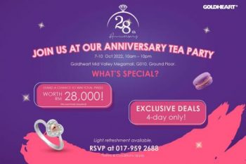 Goldheart-Anniversary-Tea-Party-Promotion-at-Mid-Valley-Megamall-350x233 - Gifts , Souvenir & Jewellery Jewels Kuala Lumpur Promotions & Freebies Selangor 