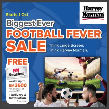 Harvey-Norman-Biggest-Ever-Football-Fever-Sale-350x350 - Computer Accessories Electronics & Computers Home Appliances IT Gadgets Accessories Johor Kedah Kelantan Kitchen Appliances Kuala Lumpur Malaysia Sales Melaka Negeri Sembilan Online Store Pahang Penang Perak Perlis Putrajaya Sabah Sarawak Selangor Terengganu 