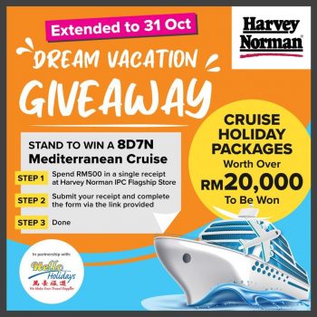 Harvey-Norman-Dream-Vacation-Giveaway-350x350 - Events & Fairs Johor Kedah Kelantan Kuala Lumpur Melaka Negeri Sembilan Online Store Others Pahang Penang Perak Perlis Putrajaya Sabah Sarawak Selangor Terengganu 