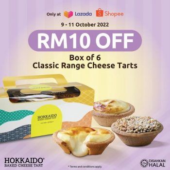 Hokkaido-Baked-Cheese-Tart-10.10-Sale-on-Lazada-Shopee-350x350 - Beverages Food , Restaurant & Pub Johor Kedah Kelantan Kuala Lumpur Malaysia Sales Melaka Negeri Sembilan Online Store Pahang Penang Perak Perlis Putrajaya Sabah Sarawak Selangor Terengganu 