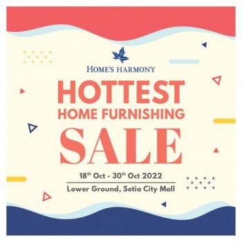 Homes-Harmony-Hottest-Home-Furnishing-Sale-at-Setia-City-Mall-350x350 - Beddings Furniture Home & Garden & Tools Home Decor Malaysia Sales Selangor 