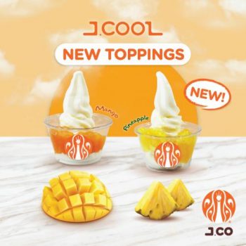 J.Co-J.Cool-Mango-Chunky-And-Pineapple-Chunky-Toppings-Deal-350x350 - Beverages Food , Restaurant & Pub Johor Kedah Kelantan Kuala Lumpur Melaka Negeri Sembilan Pahang Penang Perak Perlis Promotions & Freebies Putrajaya Sabah Sarawak Selangor Terengganu 