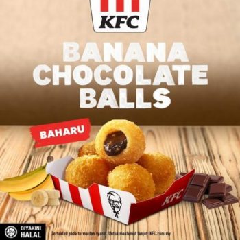 KFC-Banana-Chocolate-Balls-350x350 - Beverages Food , Restaurant & Pub Johor Kedah Kelantan Kuala Lumpur Melaka Negeri Sembilan Pahang Penang Perak Perlis Promotions & Freebies Putrajaya Sabah Sarawak Selangor Terengganu 