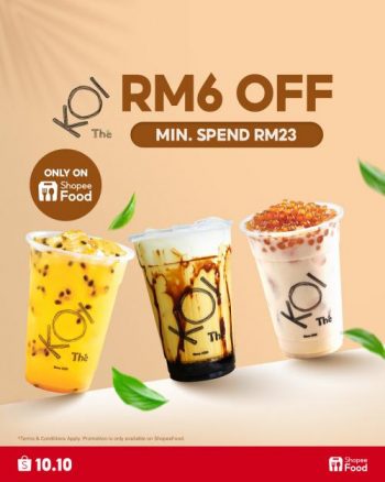 KOI-ShopeeFood-RM6-OFF-Promotion-350x438 - Beverages Food , Restaurant & Pub Johor Kedah Kelantan Kuala Lumpur Melaka Negeri Sembilan Pahang Penang Perak Perlis Promotions & Freebies Putrajaya Sabah Sarawak Selangor Terengganu 