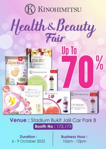 Kinohimitsu-Health-Beauty-Fair-Promotion-350x490 - Beauty & Health Events & Fairs Health Supplements Kuala Lumpur Personal Care Selangor Skincare 