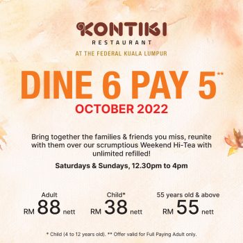 Kontiki-Weekend-Hi-Tea-Deal-4-350x350 - Beverages Food , Restaurant & Pub Kuala Lumpur Promotions & Freebies Selangor 