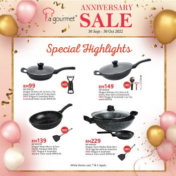 La-gourmet-Anniversary-Sale-at-City-Mall-3-350x350 - Home & Garden & Tools Kitchenware Malaysia Sales Sabah 