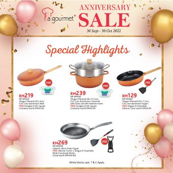 La-gourmet-Anniversary-Sale-at-City-Mall-6-350x350 - Home & Garden & Tools Kitchenware Malaysia Sales Sabah 