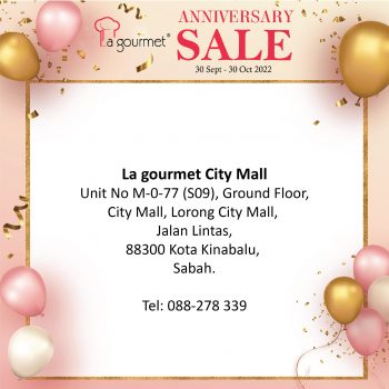 La-gourmet-Anniversary-Sale-at-City-Mall-7-350x350 - Home & Garden & Tools Kitchenware Malaysia Sales Sabah 