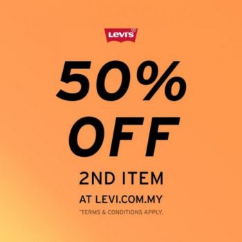 Levis-50-OFF-2nd-Item-Promotion-350x350 - Apparels Fashion Accessories Fashion Lifestyle & Department Store Johor Kedah Kelantan Kuala Lumpur Melaka Negeri Sembilan Pahang Penang Perak Perlis Promotions & Freebies Putrajaya Sabah Sarawak Selangor Terengganu 