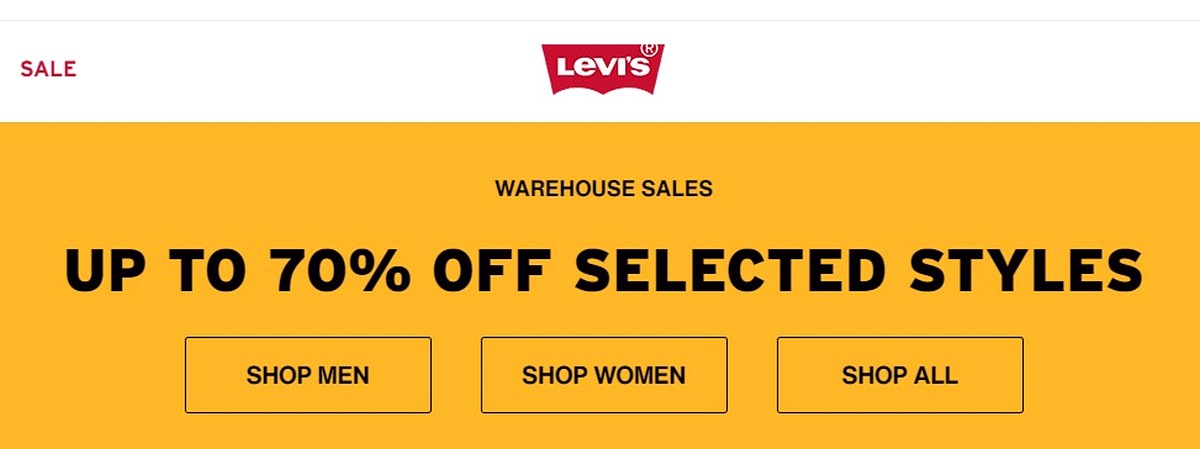 10-13 Oct 2022: Levi's Online Warehouse Sale Clearance Nationwide in  Malaysia 