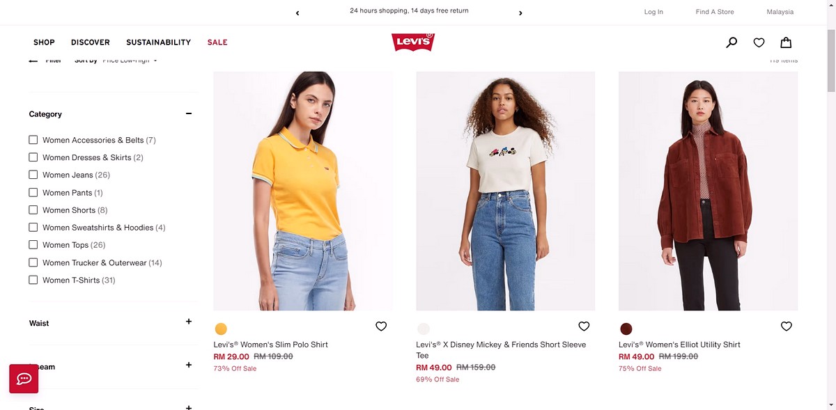 10-13 Oct 2022: Levi's Online Warehouse Sale Clearance Nationwide in  Malaysia 