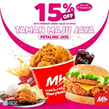 Marrybrown-Taman-Maju-Jaya-Petaling-Jaya-FoodPanda-Opening-Promotion-350x350 - Beverages Food , Restaurant & Pub Johor Kedah Kelantan Kuala Lumpur Melaka Negeri Sembilan Pahang Penang Perak Perlis Promotions & Freebies Putrajaya Sabah Sarawak Selangor Terengganu 