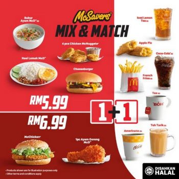 McDonalds-McSavers-Mix-Match-Promotion-350x350 - Beverages Fast Food Food , Restaurant & Pub Johor Kedah Kelantan Kuala Lumpur Melaka Negeri Sembilan Pahang Penang Perak Perlis Promotions & Freebies Putrajaya Sabah Sarawak Selangor Terengganu 