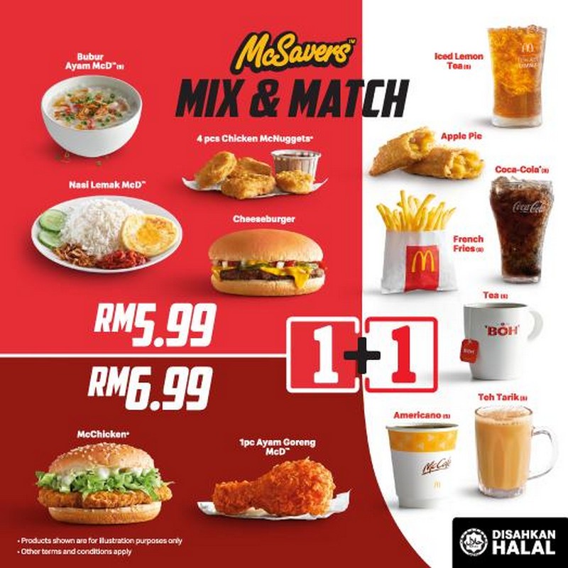 4 Oct 2022 Onward McDonald's McSavers Mix & Match Promotion