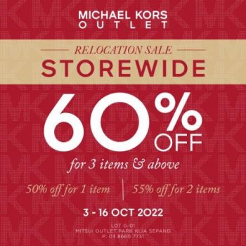 Michael-Kors-Relocation-Sale-at-Mitsui-Outlet-Park-350x350 - Bags Fashion Accessories Fashion Lifestyle & Department Store Handbags Malaysia Sales Selangor 