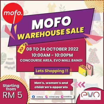 Mofo-Warehouse-Sale-at-EvoMall-Bangi-350x350 - Beddings Home & Garden & Tools Mattress Selangor Warehouse Sale & Clearance in Malaysia 