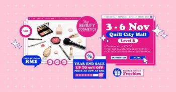 My-Beauty-Cosmetics-Year-End-Sale-at-Quill-City-Mall-350x183 - Beauty & Health Cosmetics Fragrances Kuala Lumpur Selangor 