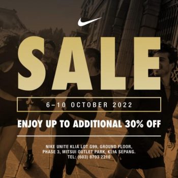 Nike-Unite-Sale-at-Mitsui-Outlet-Park-350x350 - Apparels Fashion Accessories Fashion Lifestyle & Department Store Footwear Malaysia Sales Selangor 
