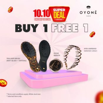 Oyone-Paris-10.10-Buy-1-Free-1-Promotion-at-Isetan-KLCC-350x350 - Kuala Lumpur Others Promotions & Freebies Selangor 