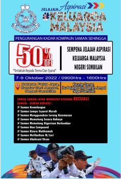 PDRM-Saman-Traffic-50-Discount-2022 - Events & Fairs Negeri Sembilan Others 