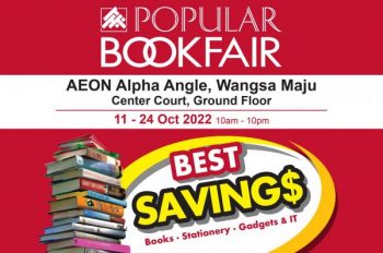 POPULAR-Book-Fair-Sale-at-AEON-Alpha-Angle-350x232 - Books & Magazines Kuala Lumpur Malaysia Sales Selangor Stationery 
