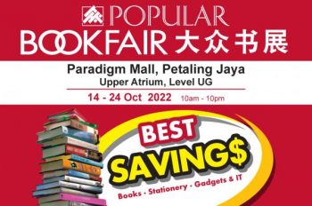 POPULAR-Book-Fair-Sale-at-Paradigm-Mall-PJ-350x232 - Books & Magazines Malaysia Sales Selangor Stationery 