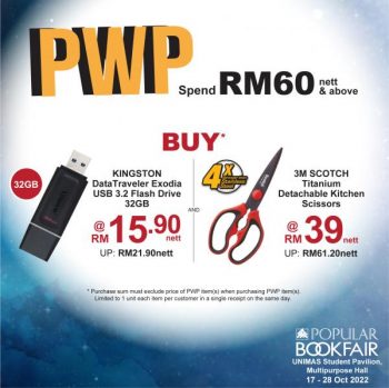 POPULAR-Book-Fair-Sale-at-UNIMAS-Kuching-4-350x349 - Books & Magazines Malaysia Sales Sarawak Stationery 