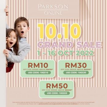 Parkson-Online-10.10-Sale-1-350x350 - Johor Kedah Kelantan Kuala Lumpur Malaysia Sales Melaka Negeri Sembilan Online Store Pahang Penang Perak Perlis Putrajaya Sabah Sarawak Selangor Supermarket & Hypermarket Terengganu 