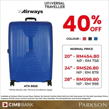 Parkson-Special-Deal-with-CIMB-2-350x350 - Beddings Home & Garden & Tools Johor Kedah Kelantan Kuala Lumpur Luggage Mattress Melaka Negeri Sembilan Pahang Penang Perak Perlis Promotions & Freebies Putrajaya Sabah Sarawak Selangor Sports,Leisure & Travel Terengganu 