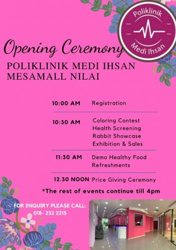 Poliklinik-Medi-Ihsan-Opening-Ceremony-at-MesaMall-1-1-350x495 - Events & Fairs Negeri Sembilan Others 