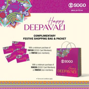 SOGO-Deepavali-Free-Festive-Shopping-Bag-Packet-Promotion-350x350 - Johor Kuala Lumpur Promotions & Freebies Selangor Supermarket & Hypermarket 