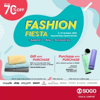 SOGO-Fashion-Fiesta-Sale-350x350 - Fashion Accessories Fashion Lifestyle & Department Store Kuala Lumpur Malaysia Sales Selangor Supermarket & Hypermarket 