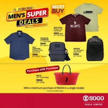 SOGO-Mens-Super-Deals-Promotion-350x350 - Kuala Lumpur Promotions & Freebies Selangor Supermarket & Hypermarket 