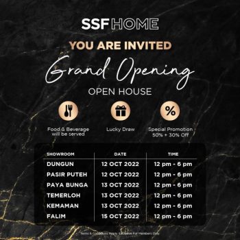 SSF-6-Stores-Grand-Opening-Promotion-1-350x350 - Beddings Furniture Home & Garden & Tools Home Decor Kelantan Pahang Perak Promotions & Freebies Terengganu 