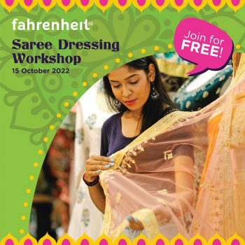 Saree-Dressing-Workshop-at-Fahrenheit88-350x350 - Events & Fairs Kuala Lumpur Others Selangor 